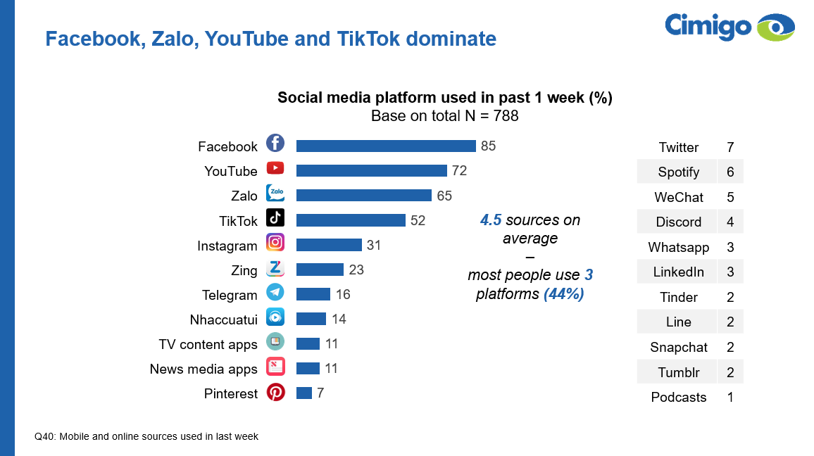 Vietnam social media use