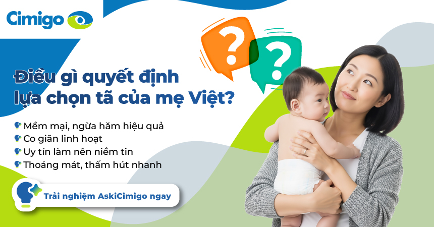Điều gì quyết định lựa chọn tã của mẹ Việt?