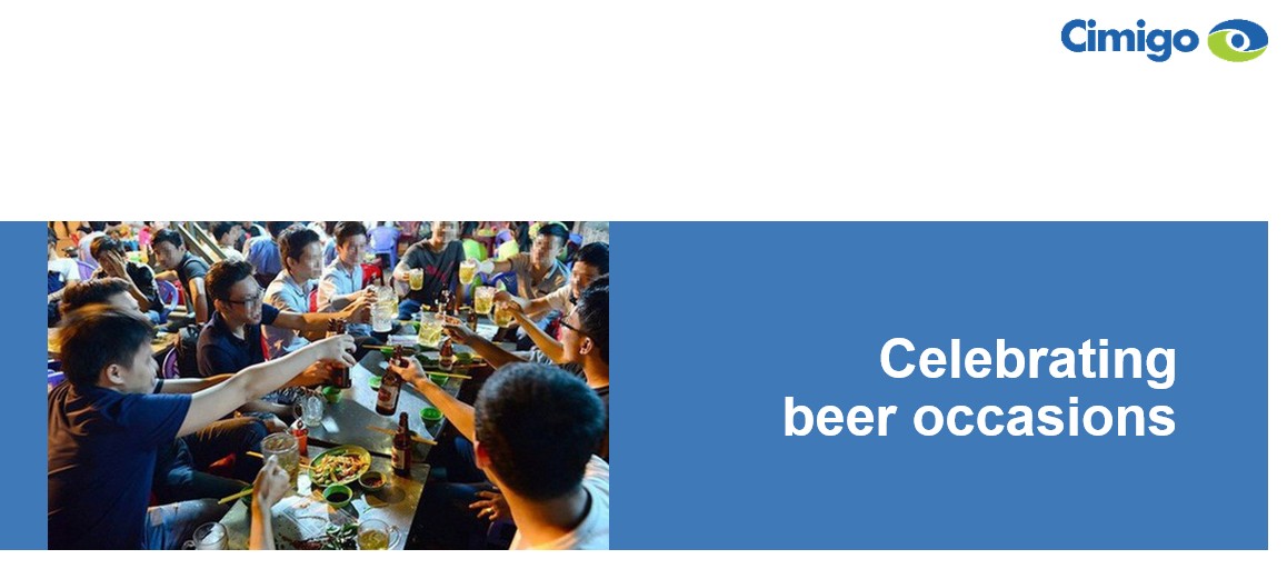 Celebrating beer occasions Vietnam