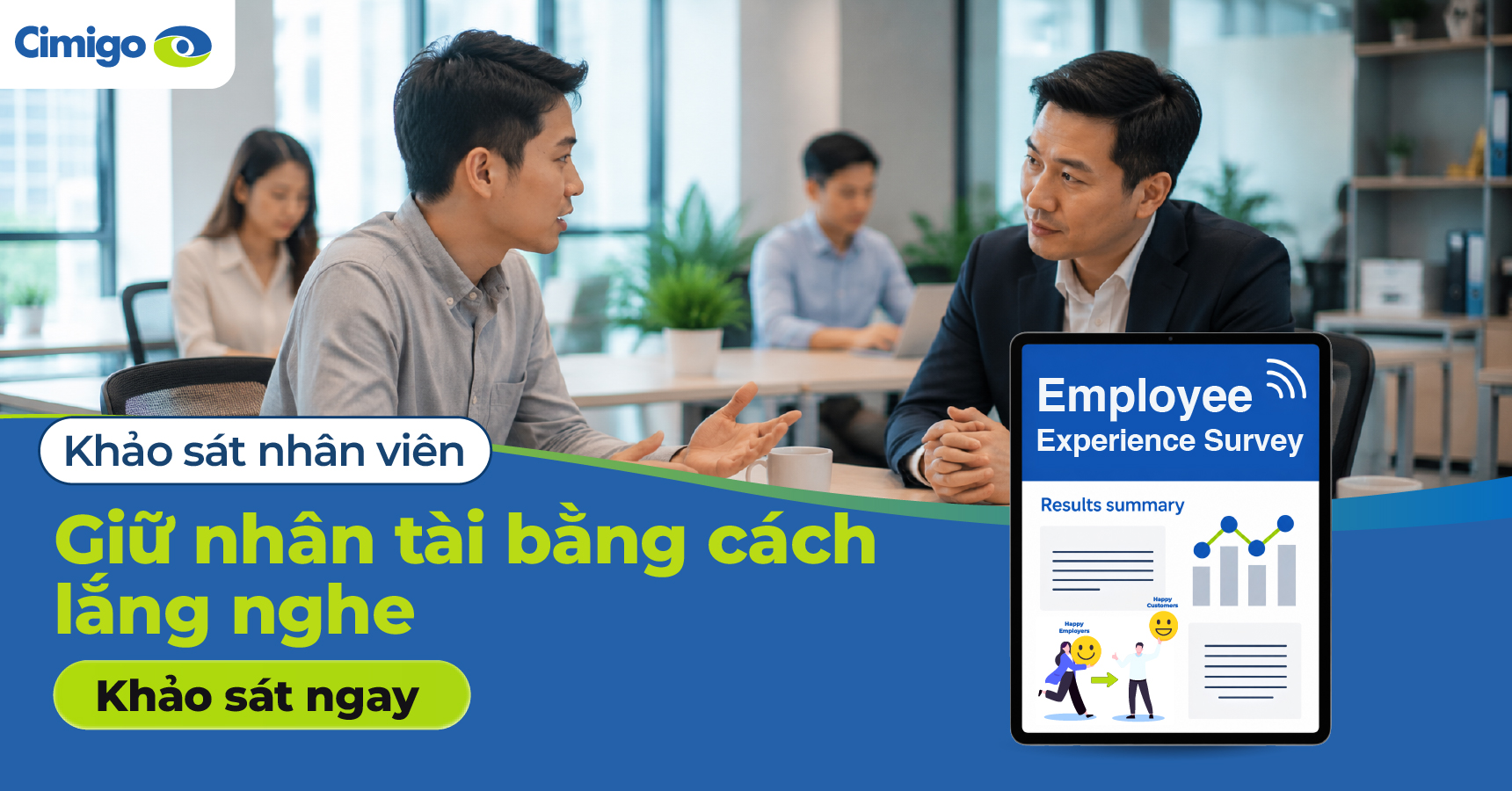 Lắng nghe phản hồi nhân viên ẩn danh để nâng cao sự hài lòng và giữ chân nhân tài